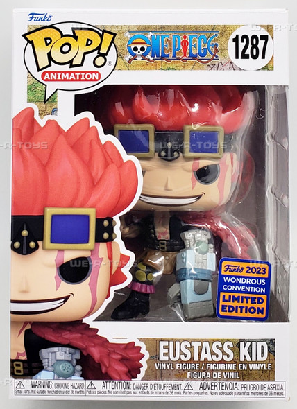 Funko POP Animation One Piece Eustass Kid 1287 Exclusive Vinyl Figure