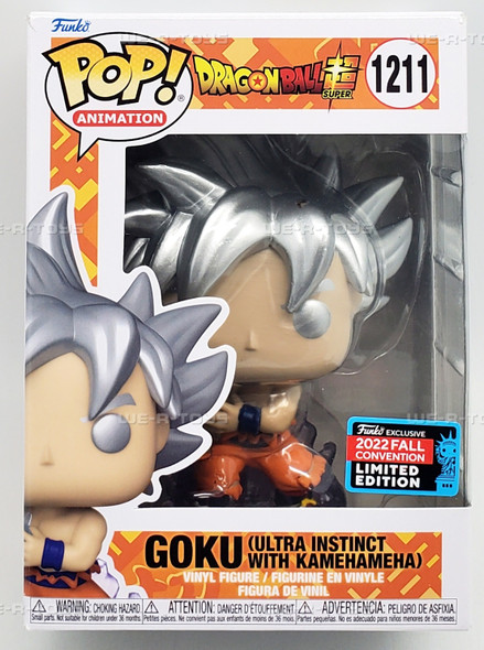 Funko POP Animation Dragon Ball Super Goku Ultra Instinct with Kamahameha 1211