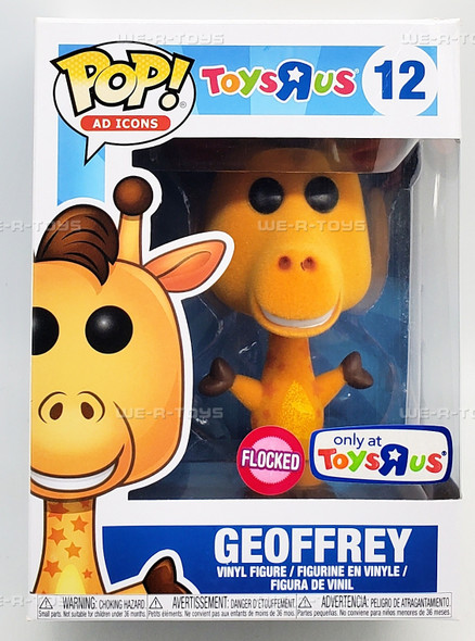 Funko POP Ad Icons Toys R Us Geoffrey 12 Flocked Vinyl Figure