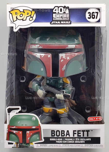 Funko POP Star Wars The Empire Strikes Back Boba Fett 367 Bobble Head Figure