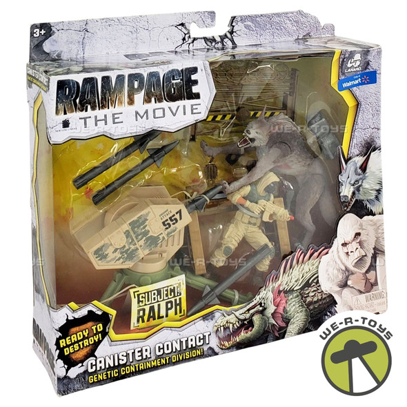 Rampage the Movie Canister Contact Genetic Containment Division Figure Playset