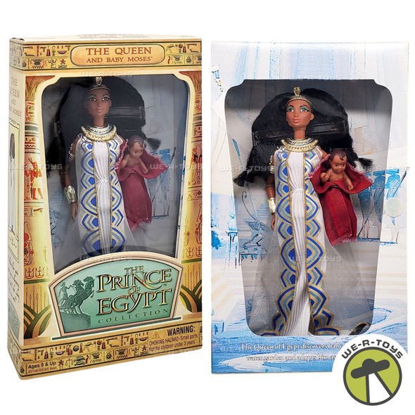 The Prince of Egypt Collection The Queen and Baby Moses Dolls 1998 Hasbro 65156