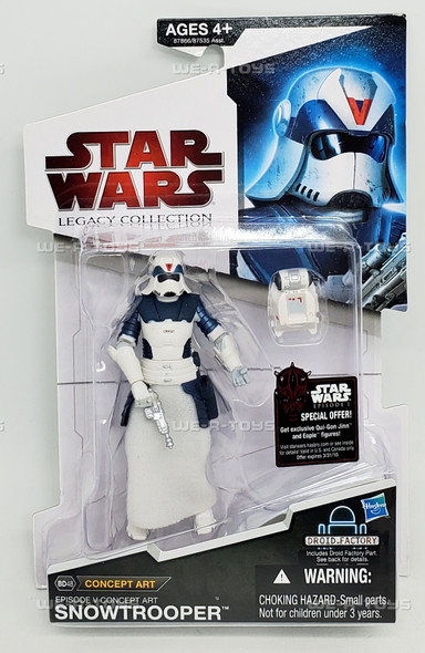 Star Wars Legacy Collection Episode V Concept Art Snowtrooper BD48 Action Figure