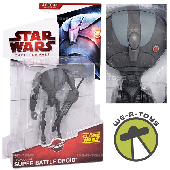 Star Wars The Clone Wars Heavy Assault Super Battle Droid CW11 Action Figure