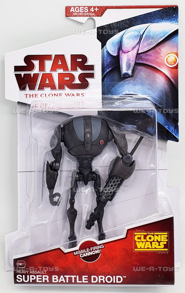 Star Wars The Clone Wars Heavy Assault Super Battle Droid CW11 Action Figure