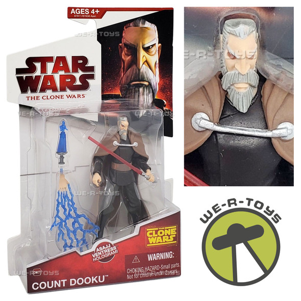 Star Wars The Clone Wars Count Dooku CW27 Action Figure 2009 Hasbro 87811