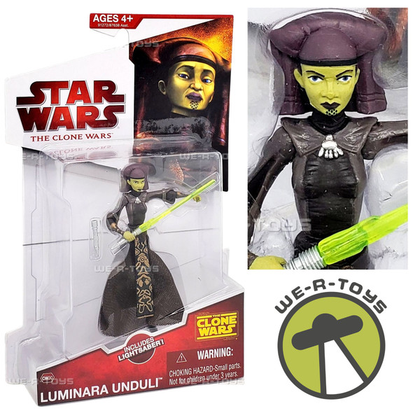 Star Wars The Clone Wars Luminara Unduli CW30 Action Figure 2009 Hasbro 91272