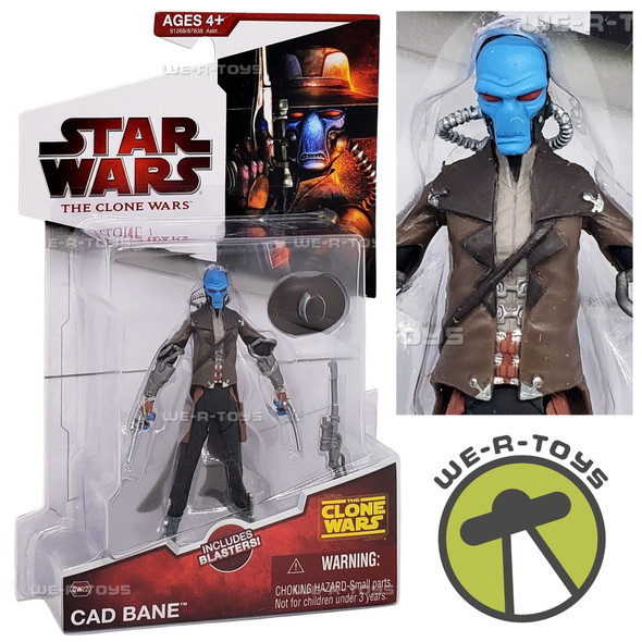 Star Wars The Clone Wars Cad Bane CW22 Action Figure 2009 Hasbro 91268