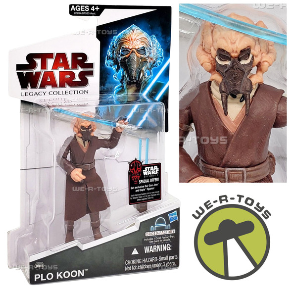 Star Wars Legacy Collection Plo Koon BD45 Action Figure 2009 Hasbro 92284