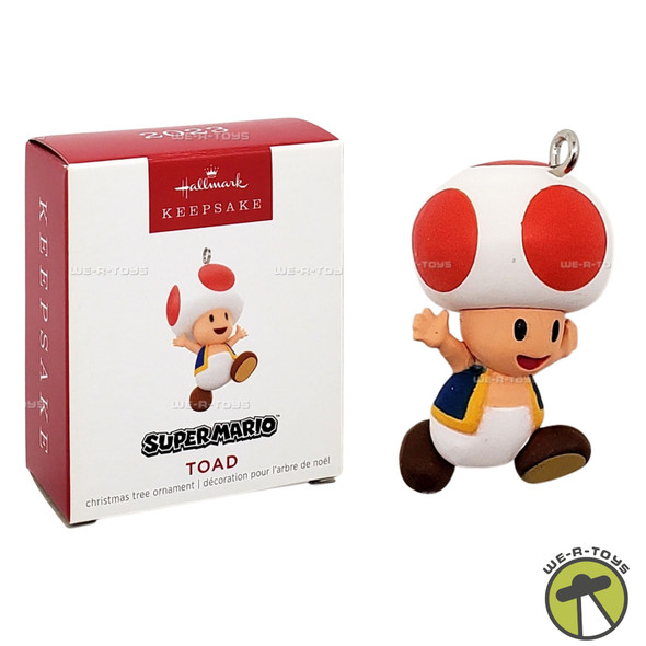 Hallmark Keepsake Miniature Christmas Ornament Nintendo Super Mario Toad