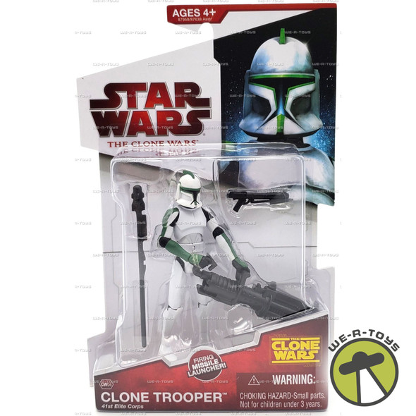 Star Wars The Clone Wars Clone Trooper Action Figure 2009 Hasbro #87959