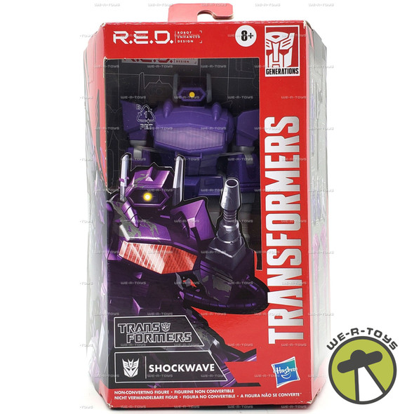 Transformers Generations Shockwave Action Figure R.E.D. 2022 Hasbro #F3411