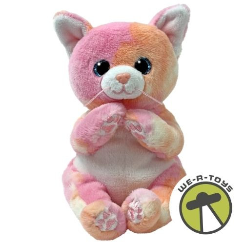Ty Beanie Boos Lillibelle the Cat Multicolor Plush
