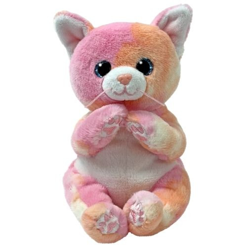 Ty Beanie Boos Lillibelle the Cat Multicolor Plush