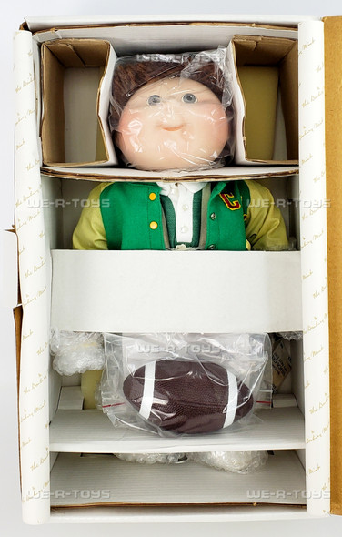 Cabbage Patch Kids Bobby Joe Football Player Porcelain Doll Danbury Mint