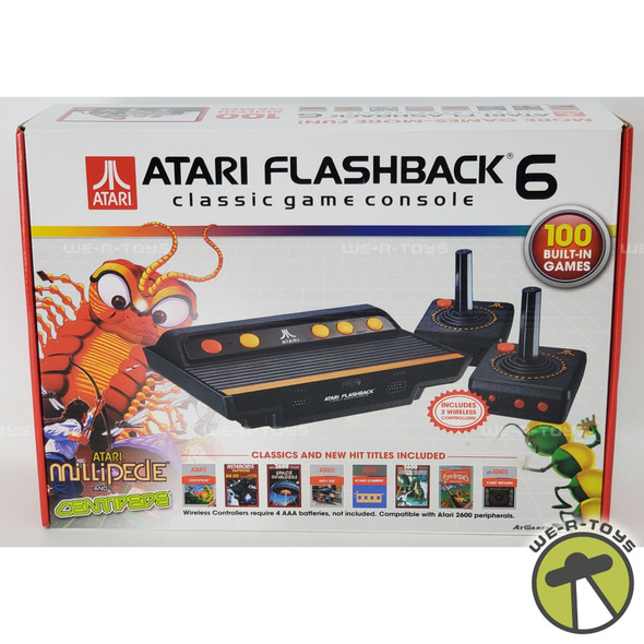 Atari Flashback 6 Classic Game System with 100 Games 2015 At Games