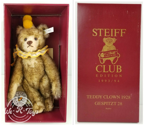 Steiff Club Edition 1993/94 Teddy Clown 1928 Replica Bear Tipped 420023 Mohair