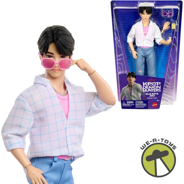 Kpop Demon Hunters Saja Boys Jinu Fashion Doll in Soda Pop Look