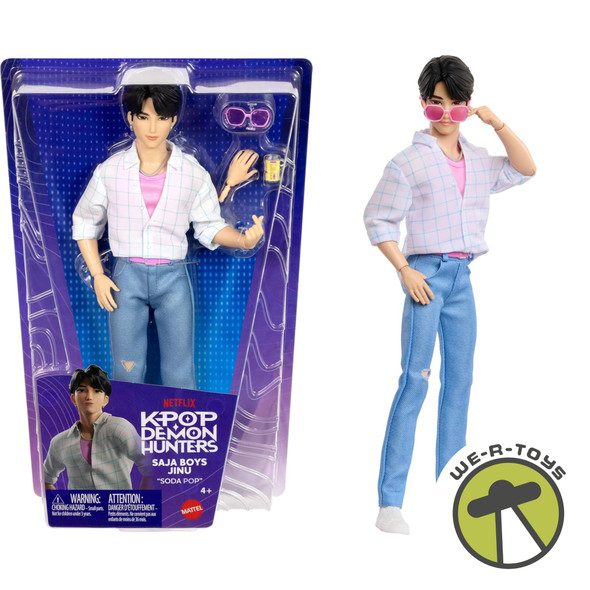 Kpop Demon Hunters Saja Boys Jinu Fashion Doll in Soda Pop Look
