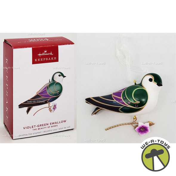 Hallmark Keepsake Ornament The Beauty of Birds Violet-Green Swallow 2024