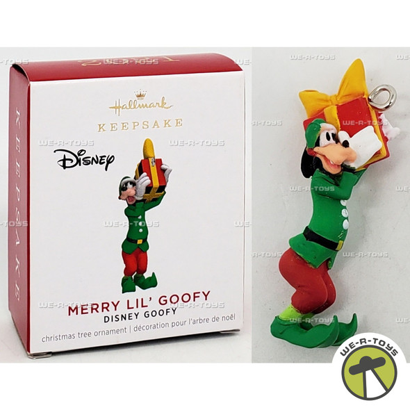 Hallmark Keepsake Miniature Ornament Disney Merry Lil' Goofy 2021