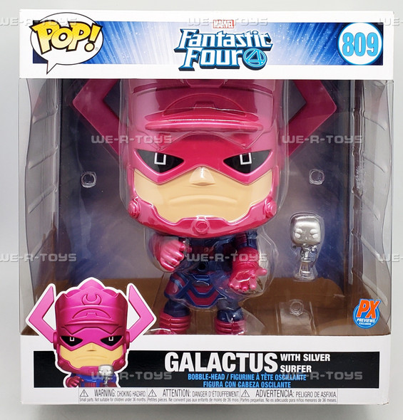 Funko POP Marvel Fantastic Four Galactus with Silver Surfer 809 Figure