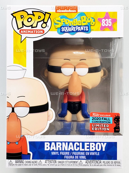 Funko POP Animation Spongebob Squarepants Barnacle Boy 835 Vinyl Figure