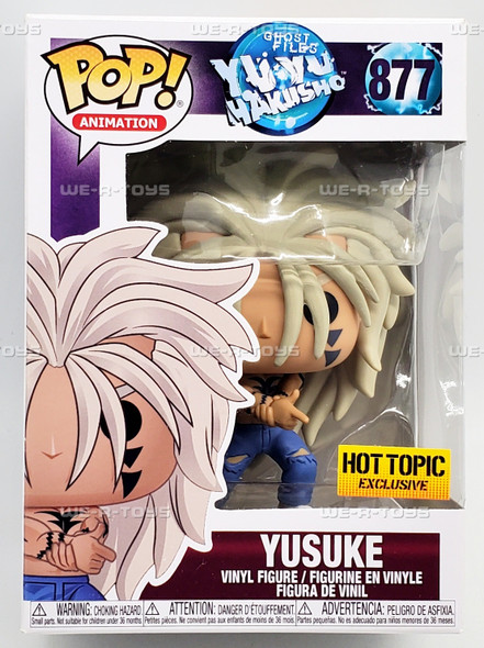 Funko POP Animation Ghost Files Yu Yu Hakusho Yusuke 877 Vinyl Figure