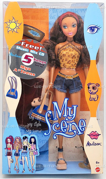 My Scene Madison Barbie Doll with Music Mix CD 2002 Mattel B2231