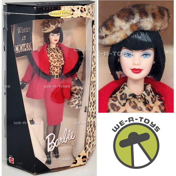 Winter in Montreal City Seasons Barbie Doll 1999 Mattel 22258