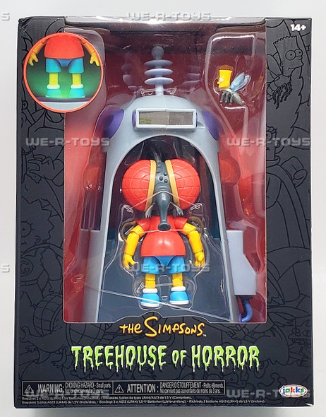 The Simpsons Treehouse of Horror Fly Boy Bart Action Figure Jakks Pacific 19694