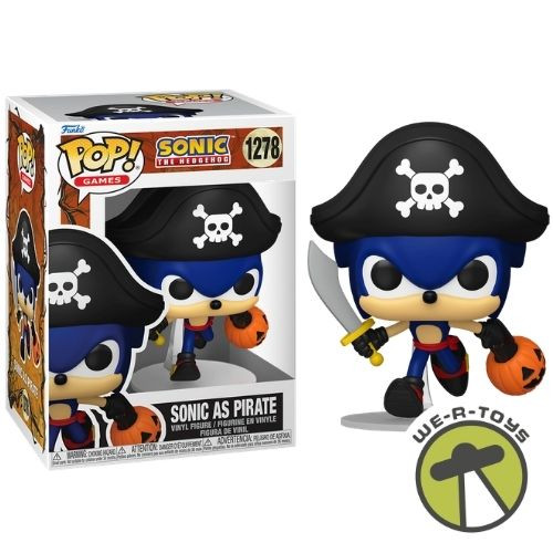 Funko Pop Sonic the Hedgehog Sonic as Pirate Vinyl Figure #1278