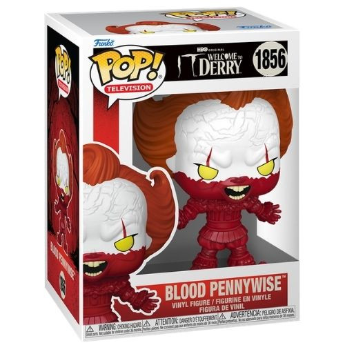 Funko Pop It Welcome to Derry Bloody Pennywise Vinyl Figure #1856
