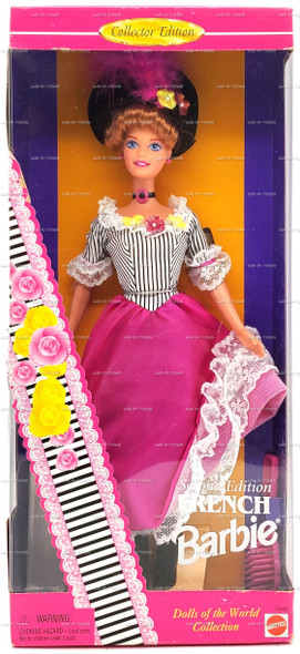 French Barbie Dolls of the World Collection Second Edition 1996 Mattel #16499