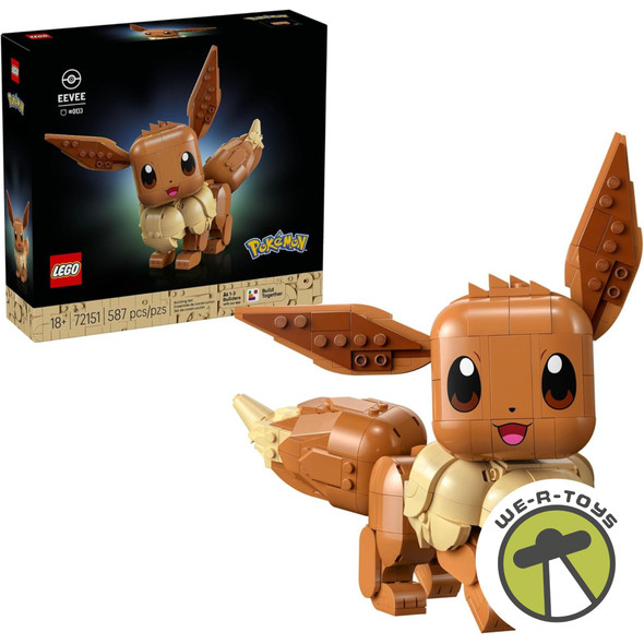 LEGO Pokémon Eevee - Collectible Building Set for Adults 72151
