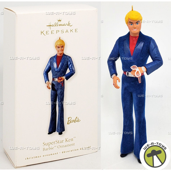 Hallmark Keepsake Superstar Ken Barbie Christmas Ornament QXI2306