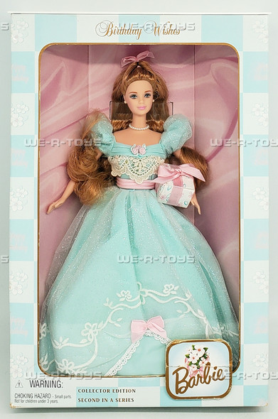 Birthday Wishes Barbie Doll Second in Series 1999 Mattel 24667