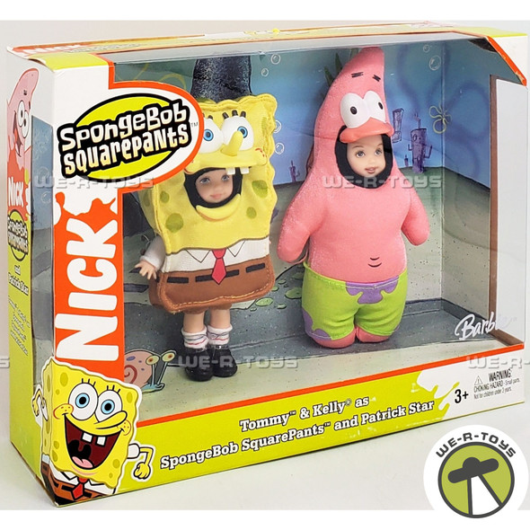 Kelly and Tommy as Spongebob Squarepants and Patick Star Barbie Dolls H1701