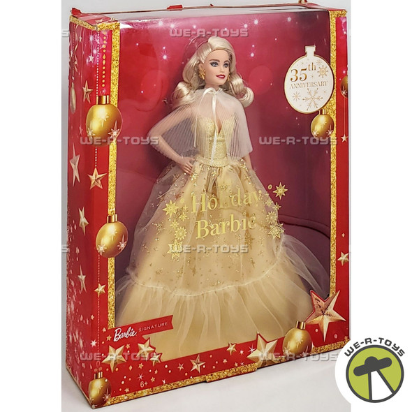 2023 Holiday Barbie Doll 35th Anniversary Mattel HJX04