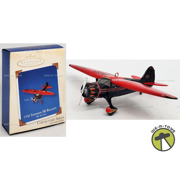 Hallmark Keepsake 1936 Stinson SR Reliant Sky's the Limit Christmas Ornament