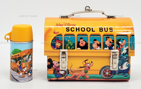 Hallmark Keepsake Mickey Mouse Disney's School Bus Lunchbox Christmas Ornaments