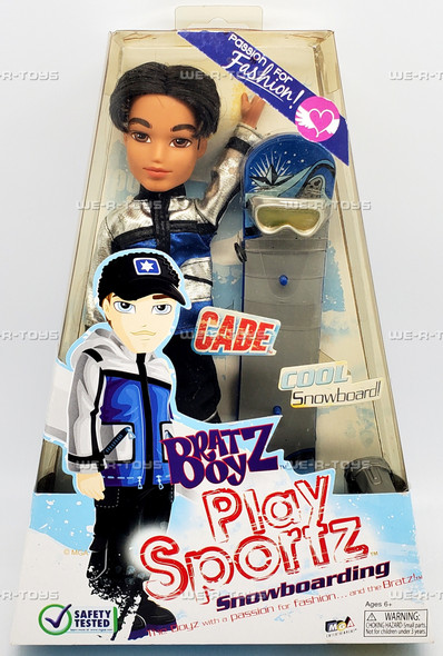 Bratz Boyz Play Sportz Snowboarding Cade Doll MGA Entertainment 378990