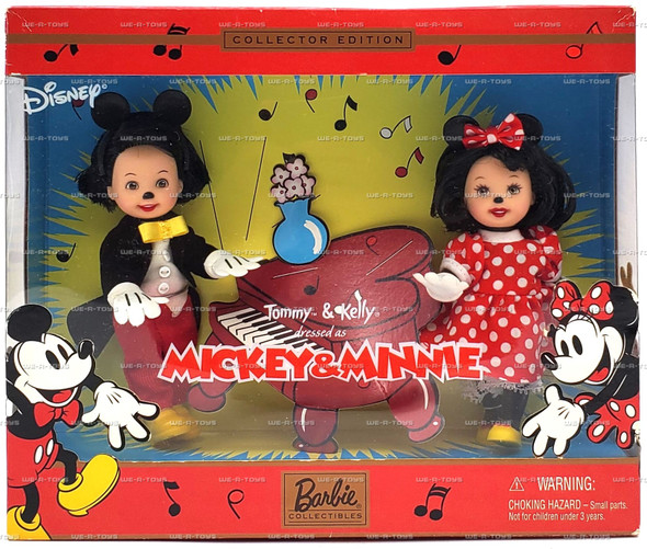 Tommy & Kelly Dressed as Mickey & Minnie 2002 Mattel #55502