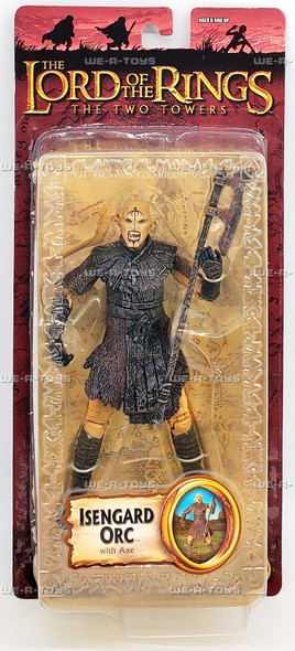 The Lord of the Rings The Two Towers Isengard Orc with Axe Figure Toy Biz 81448