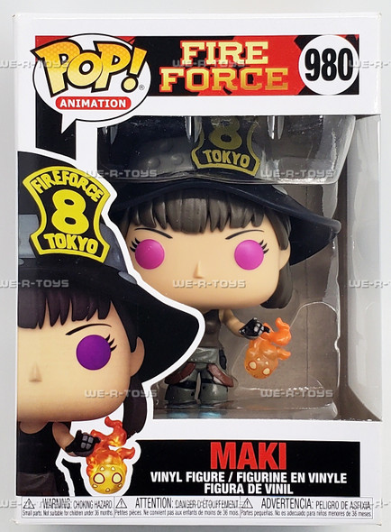 Funko POP Animation Fire Force Maki 980 Vinyl Figure