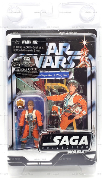 Star Wars The Saga Collection Luke Skywalker X-Wing Pilot Action Figure #87060