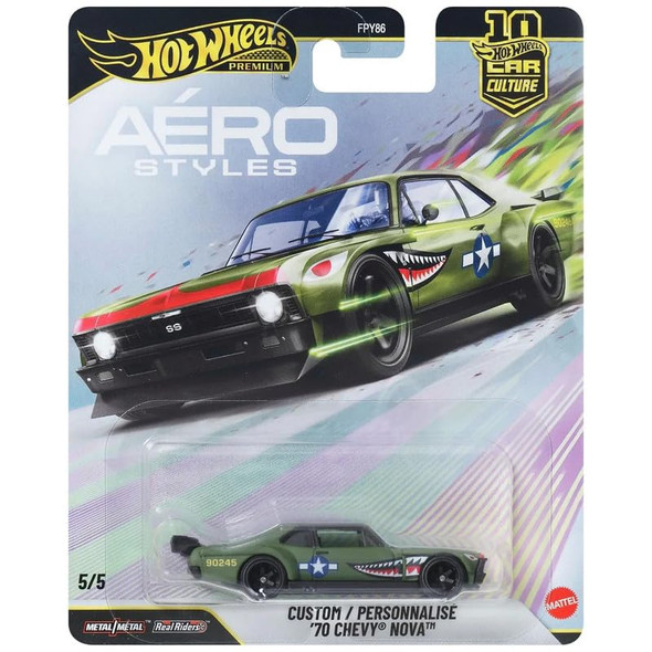 Hot Wheels Premium Car Culture Aéro Styles Custom ’70 Chevy Nova