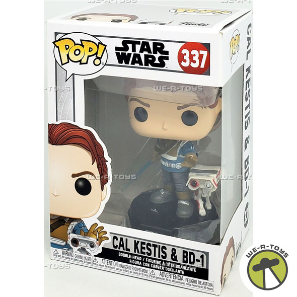 Funko POP Star Wars Cal Kestis & BD-1 Vinyl Figure 337 Bobble Head Figure