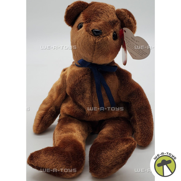 Ty Beanie Baby TED-e the Bear Old Face Online Ty Store Exclusive Plush 2002