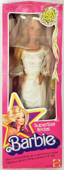 SuperSize Bridal Barbie Doll 18 Inches Tall 1977 Mattel 9975
